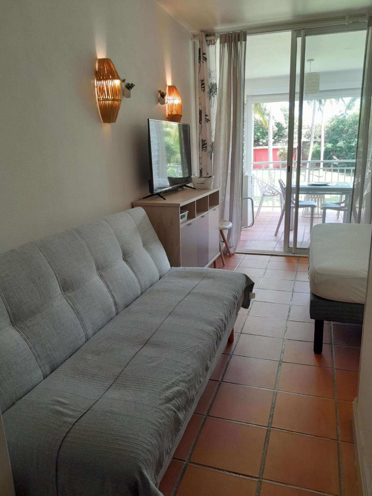 Coeur Tiare Studio Lounge Piscine Plage Cocotiers Saint-Francois  Dış mekan fotoğraf