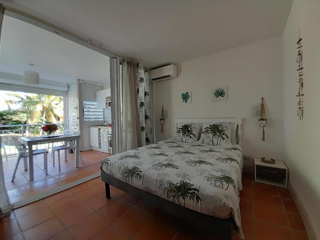 Coeur Tiare Studio Lounge Piscine Plage Cocotiers Saint-Francois  Dış mekan fotoğraf